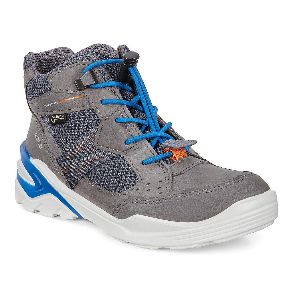 Ecco Biom Vojage Boys Outdoor Boots Grey Online - India CPT-952174